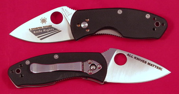 Knife Rights 2016 Limited Edition Spyderco Ambitious