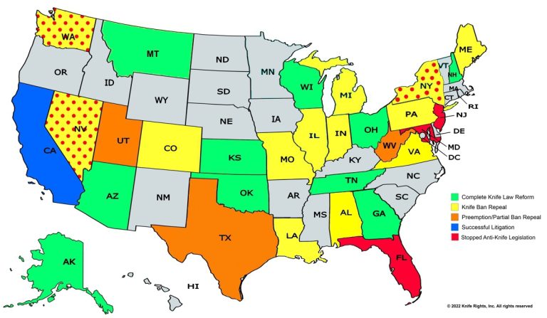 Legislative & Litigation Accomplishments – Knife Rights