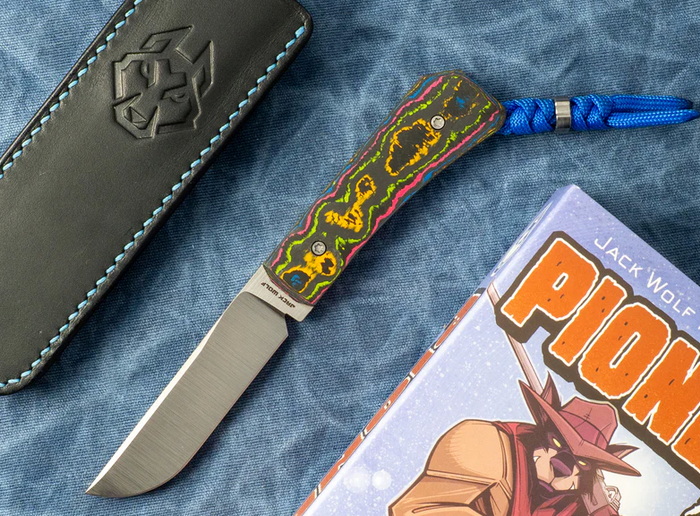 Jack Wolf Knives Pioneer FIXedc – CamoCarbon 80S 2026 TE